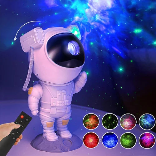 Star Projector Astronaut Galaxy Light Projector, Remote Control and 360°Rotation Magnetic Head - Galaxy Projector Night Light