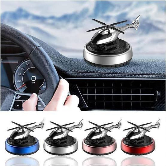 Solar Car Dashboard Helicopter Freshener