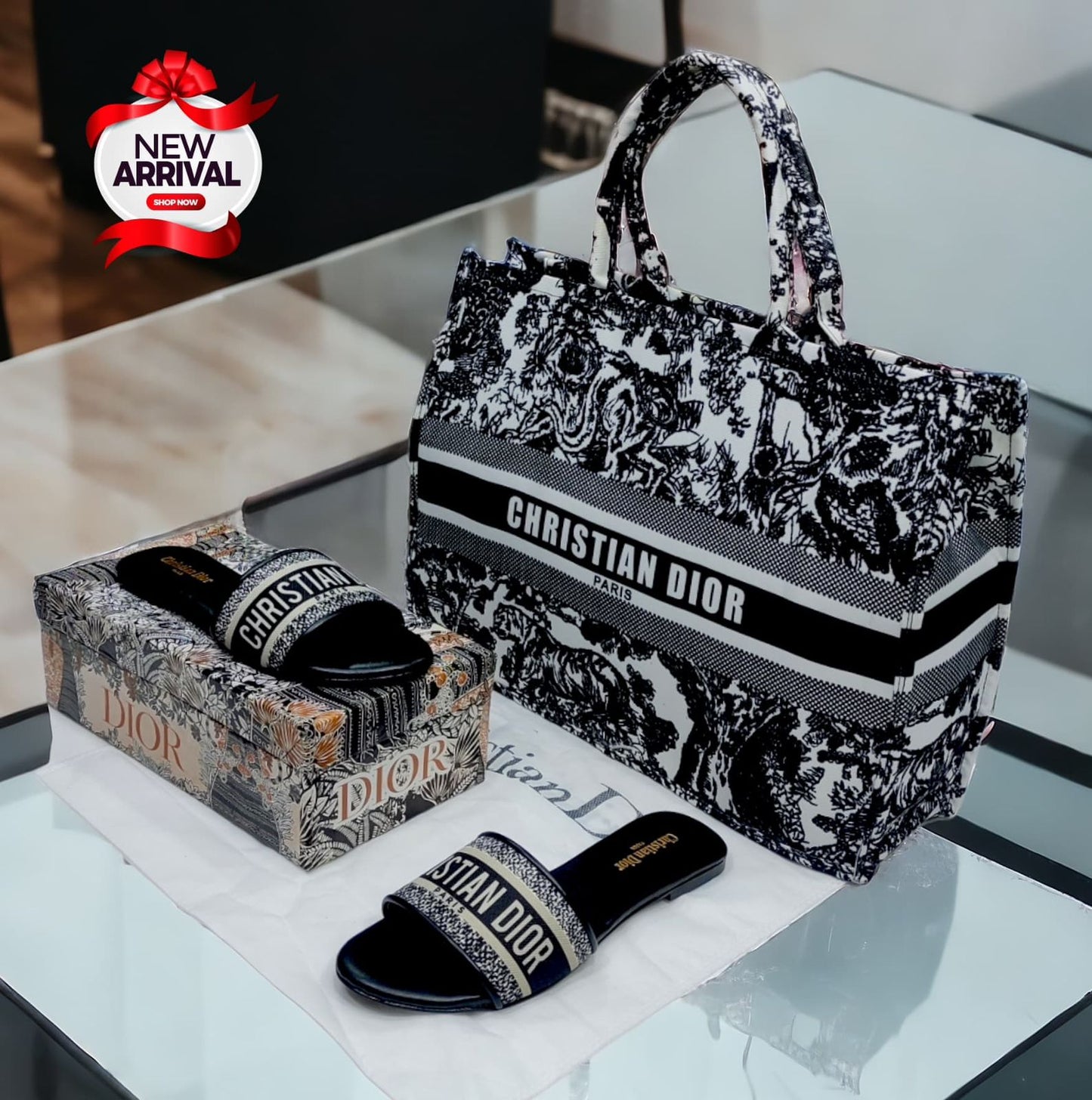 Dior Combo Deal, Dior Handbag+Dior Flat