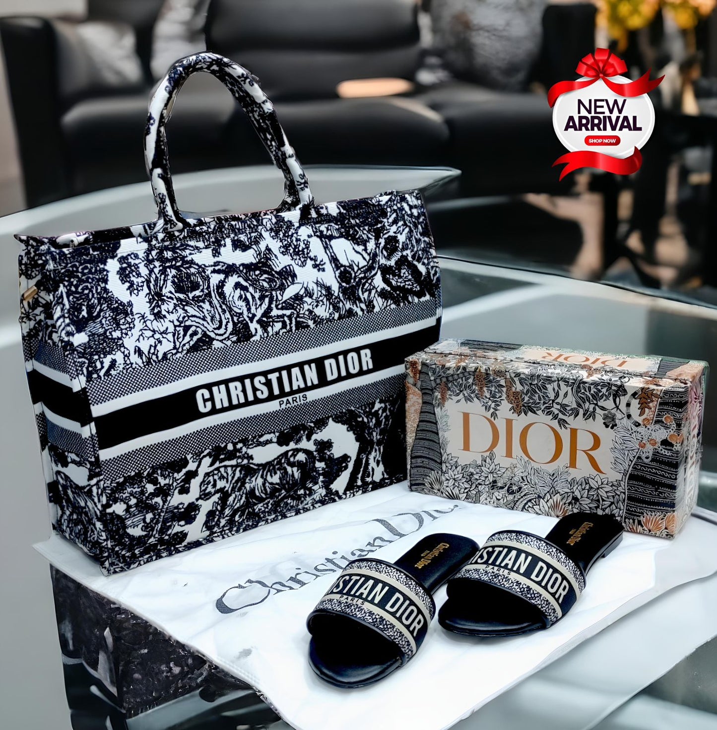 Dior Combo Deal, Dior Handbag+Dior Flat