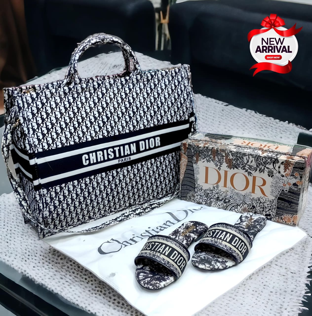 Dior Combo Deal, Dior Handbag+Dior Flat