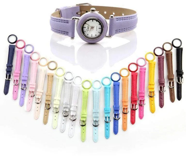 21 In1 Interchangeable Straps And Dials Watch Set For Ladies