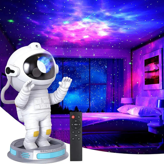 Star Projector Astronaut Galaxy Light Projector, Remote Control and 360°Rotation Magnetic Head - Galaxy Projector Night Light